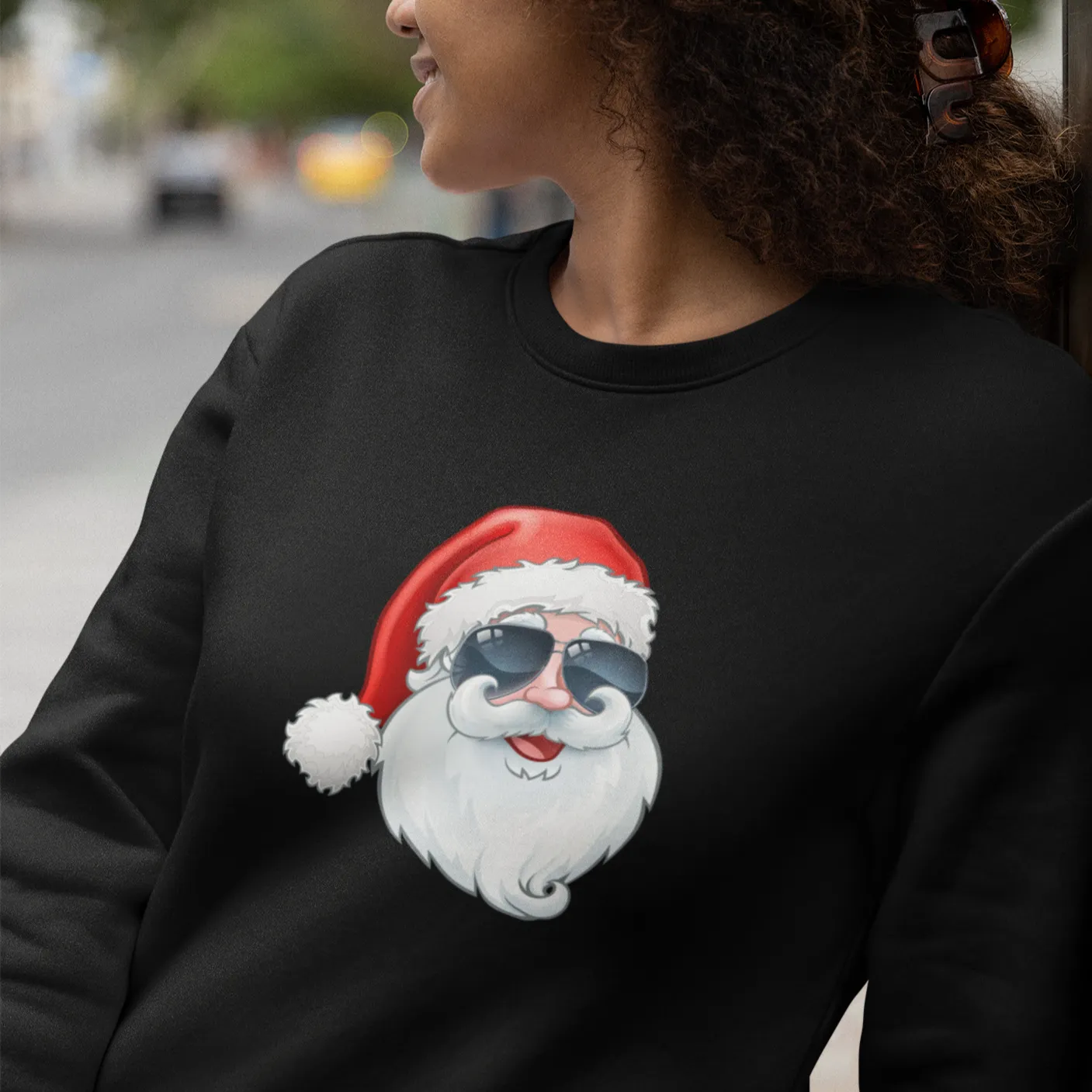 Pink Retro Santa Shirt, Christmas Sweatshirt, Women Christmas Santa Shirts, Cute Vintage Santa Shirt, Classic Christmas Shirt, Christmas