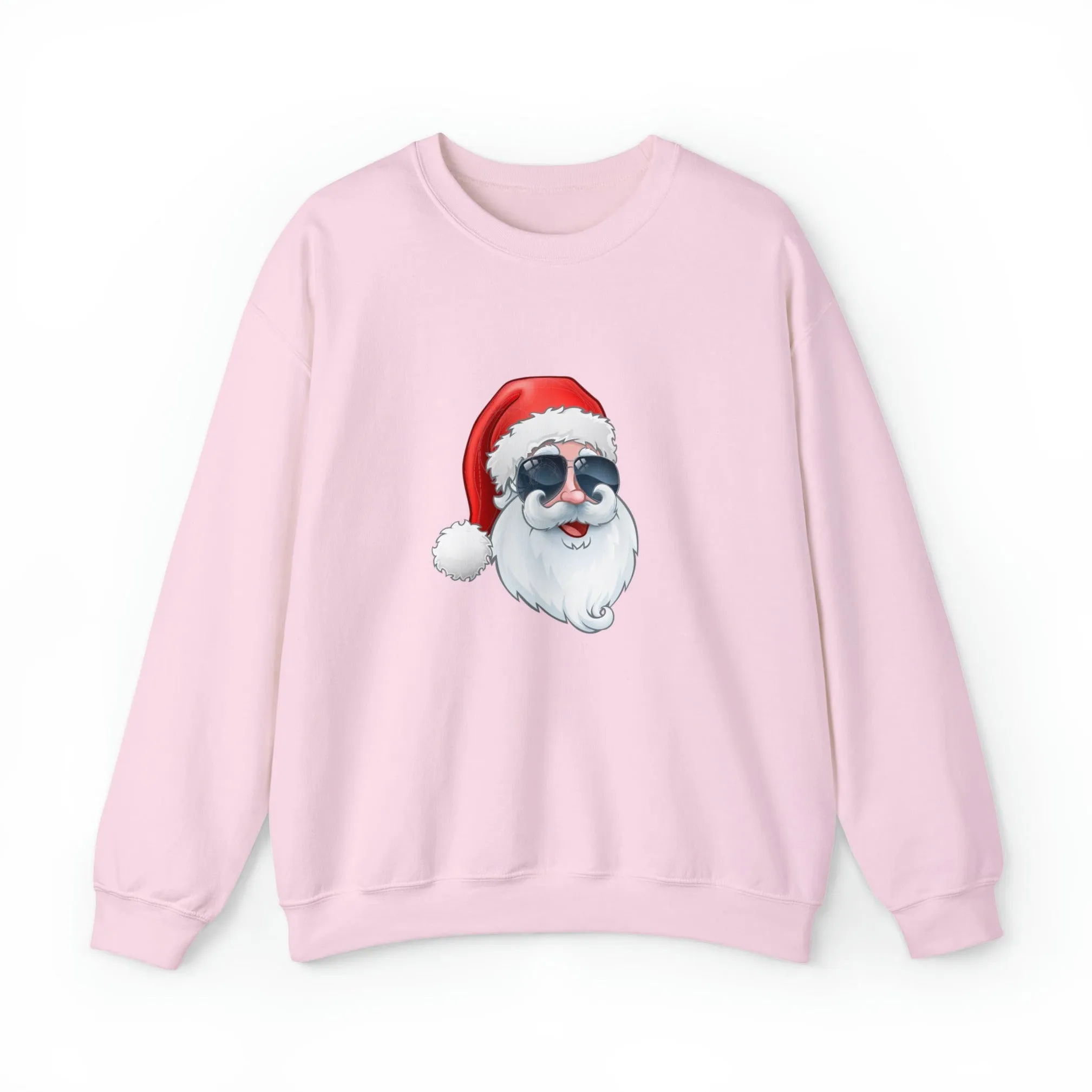 Pink Retro Santa Shirt, Christmas Sweatshirt, Women Christmas Santa Shirts, Cute Vintage Santa Shirt, Classic Christmas Shirt, Christmas