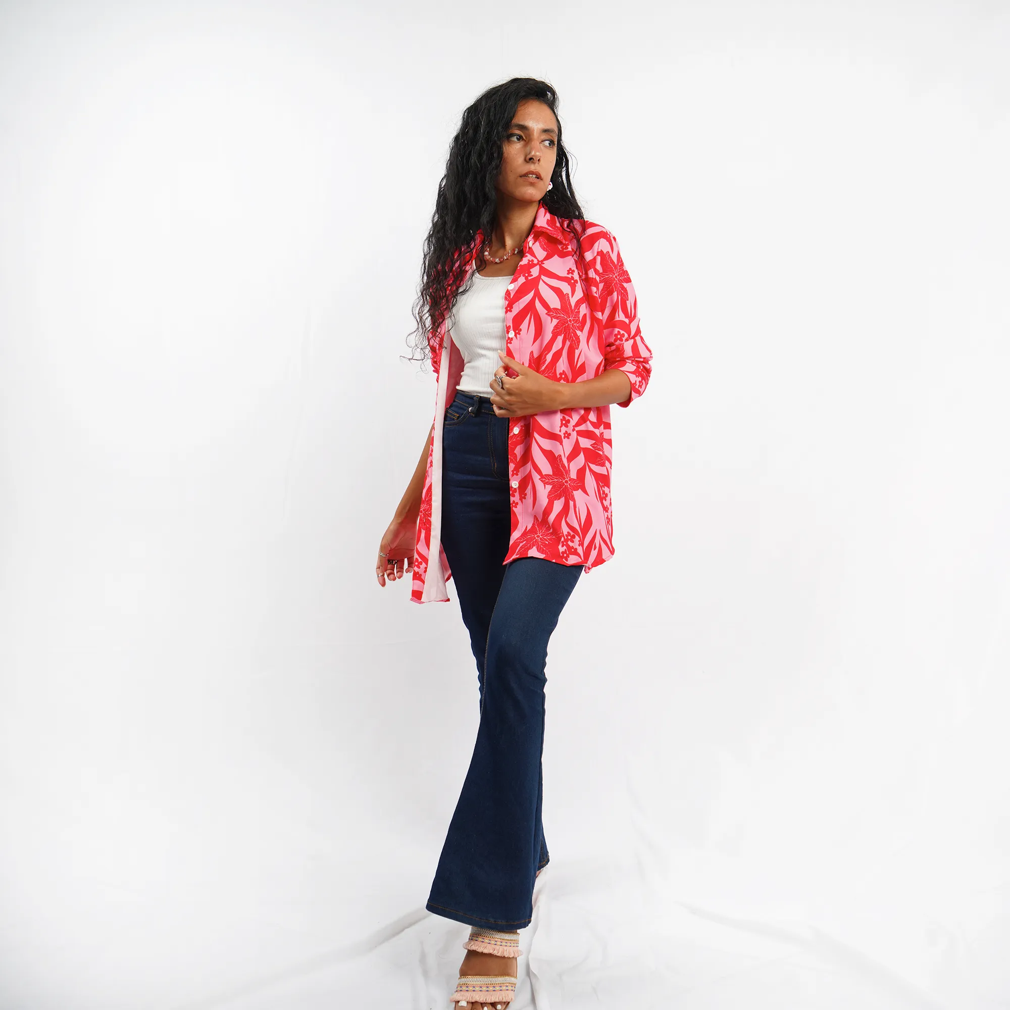 Pretty Pink Oversized Shirt