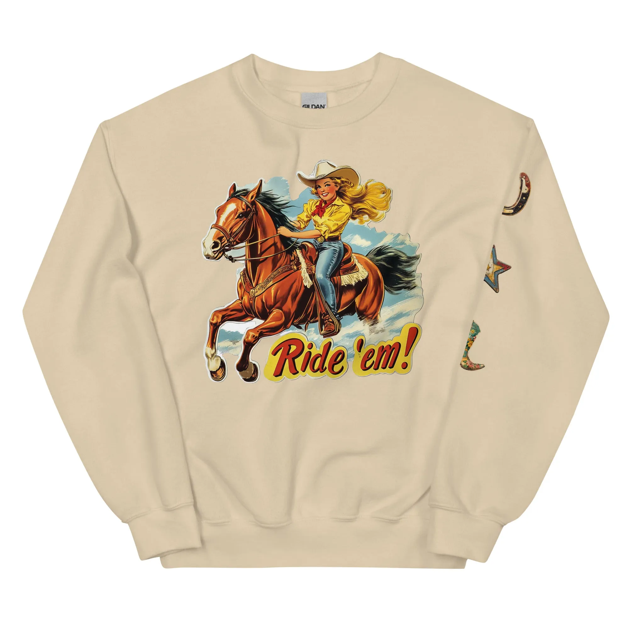 Ride 'Em Cowgirl Unisex Sweatshirt