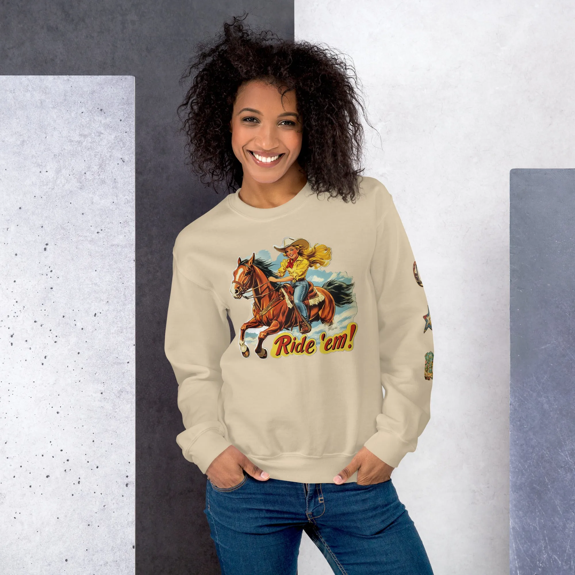 Ride 'Em Cowgirl Unisex Sweatshirt