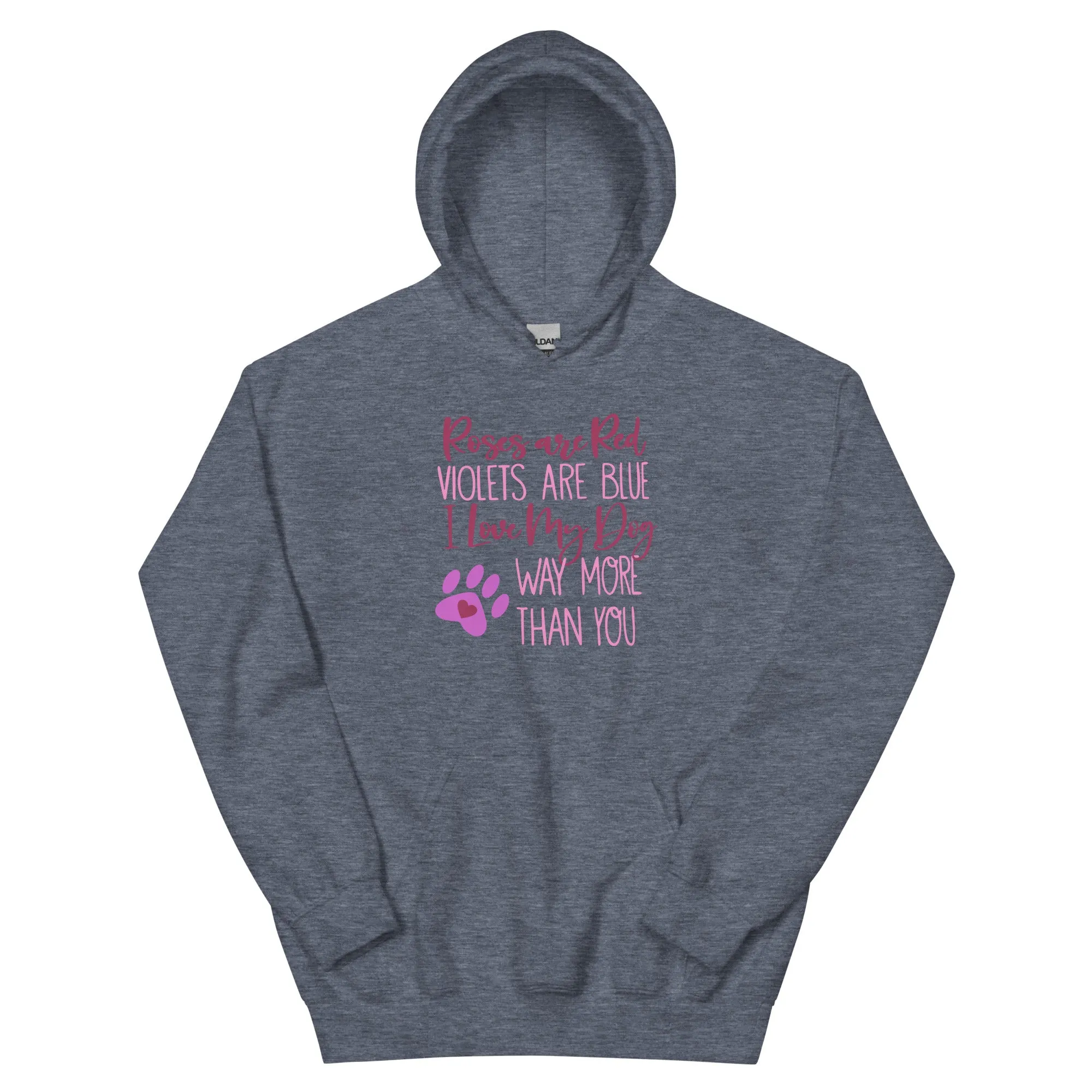 Roses Are Red Dog Hoodie