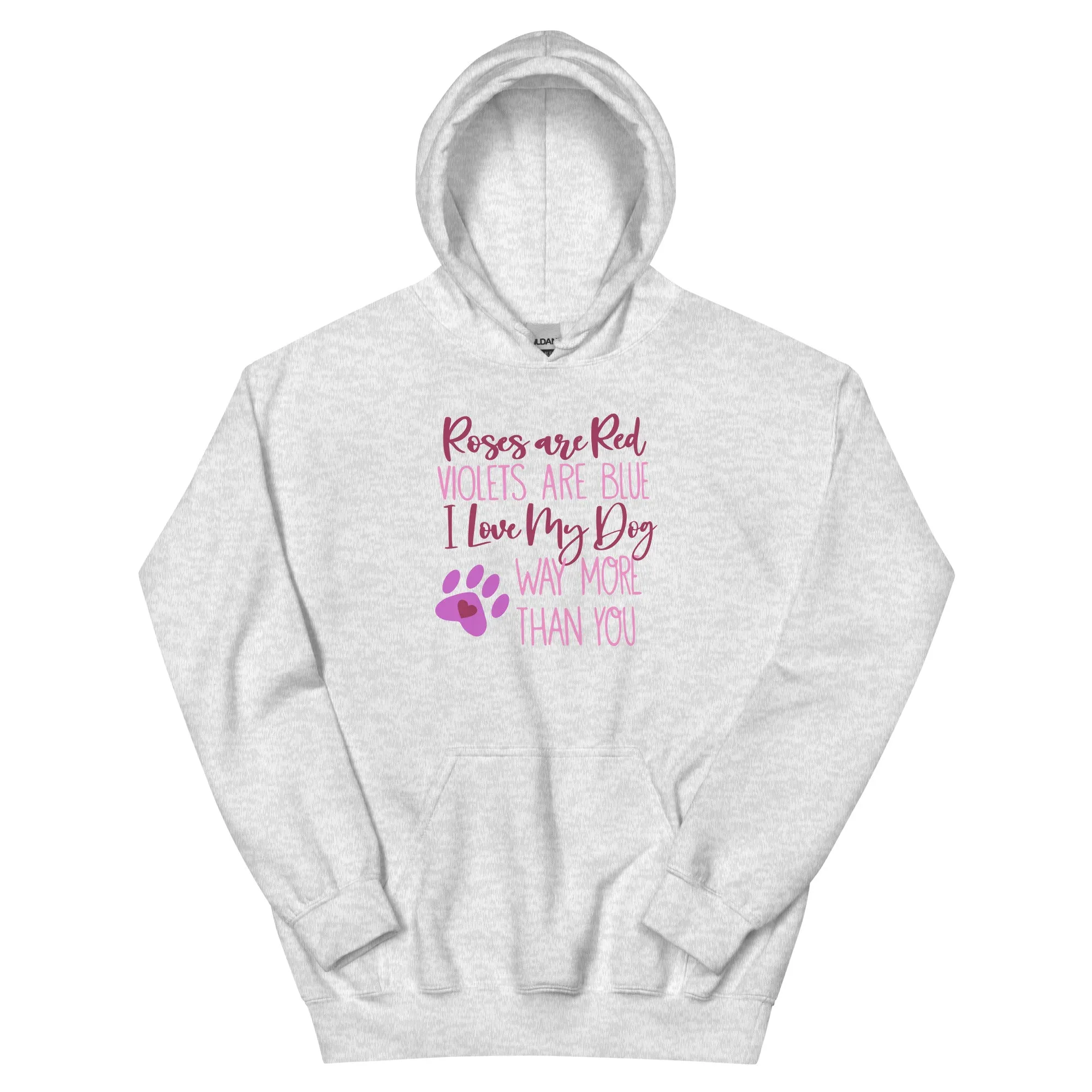 Roses Are Red Dog Hoodie