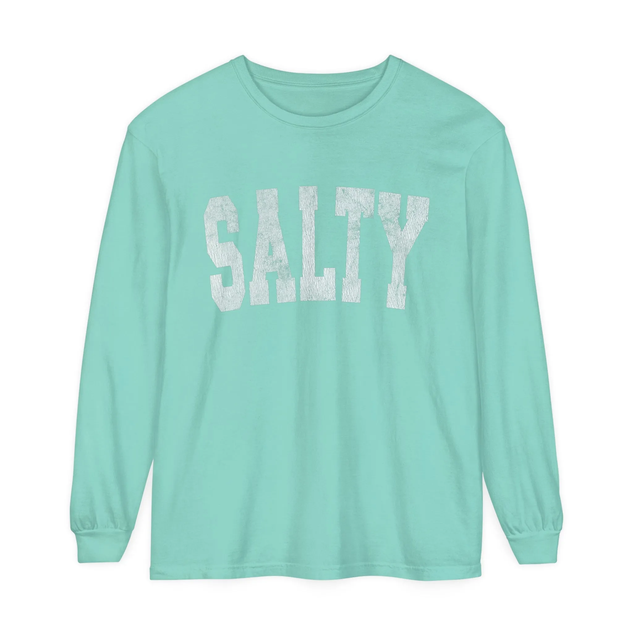 SALTY Super comfortable premium unisex long sleeve Tee, by Comfort Colors