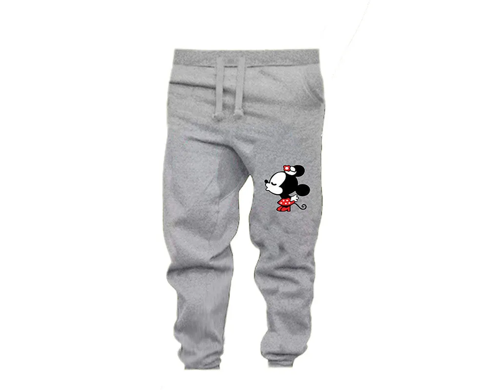 She's Mine and He's Mine Couple Shirts and Kissing Mickey Jogger Pants, Top & Bottom Sets