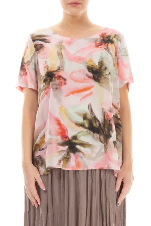Short Sleeves Oasis Silk Bamboo Top
