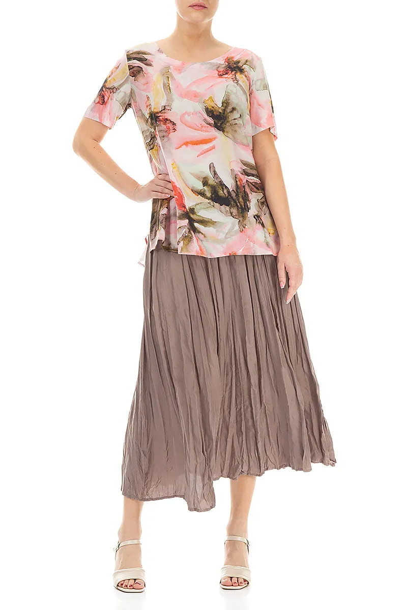 Short Sleeves Oasis Silk Bamboo Top