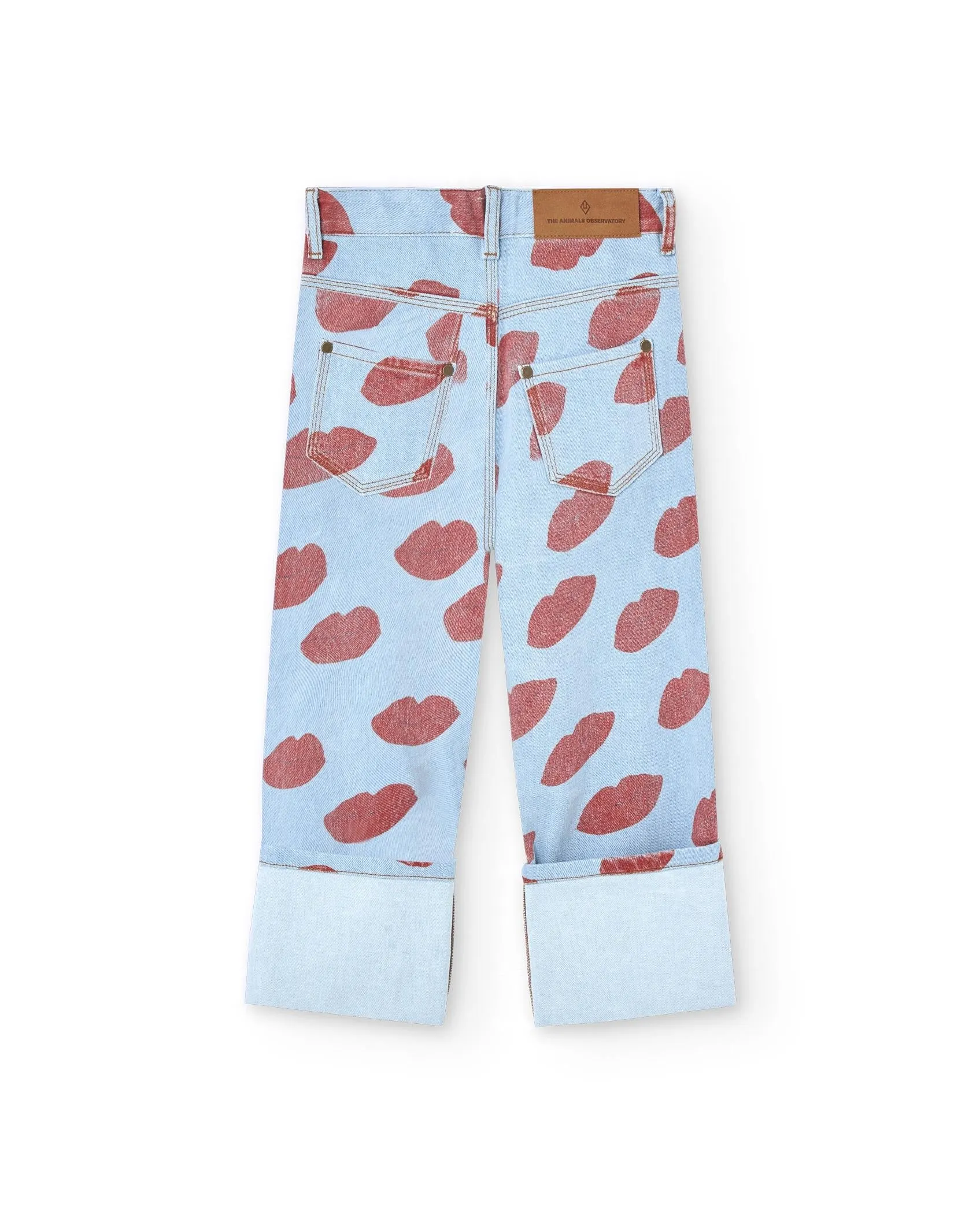 Soft Blue Kissing Ant Jeans