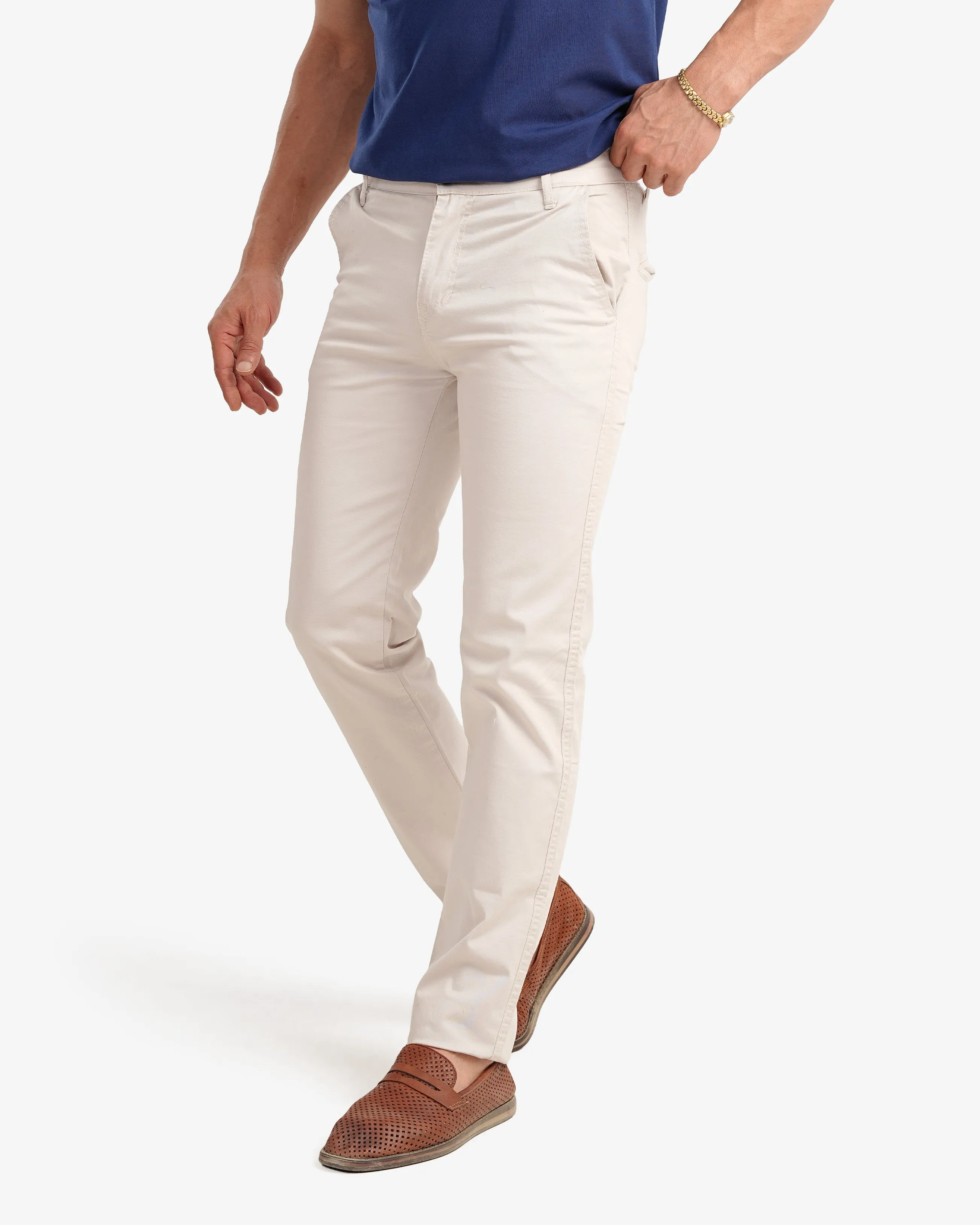 Soft gabardine Pants .