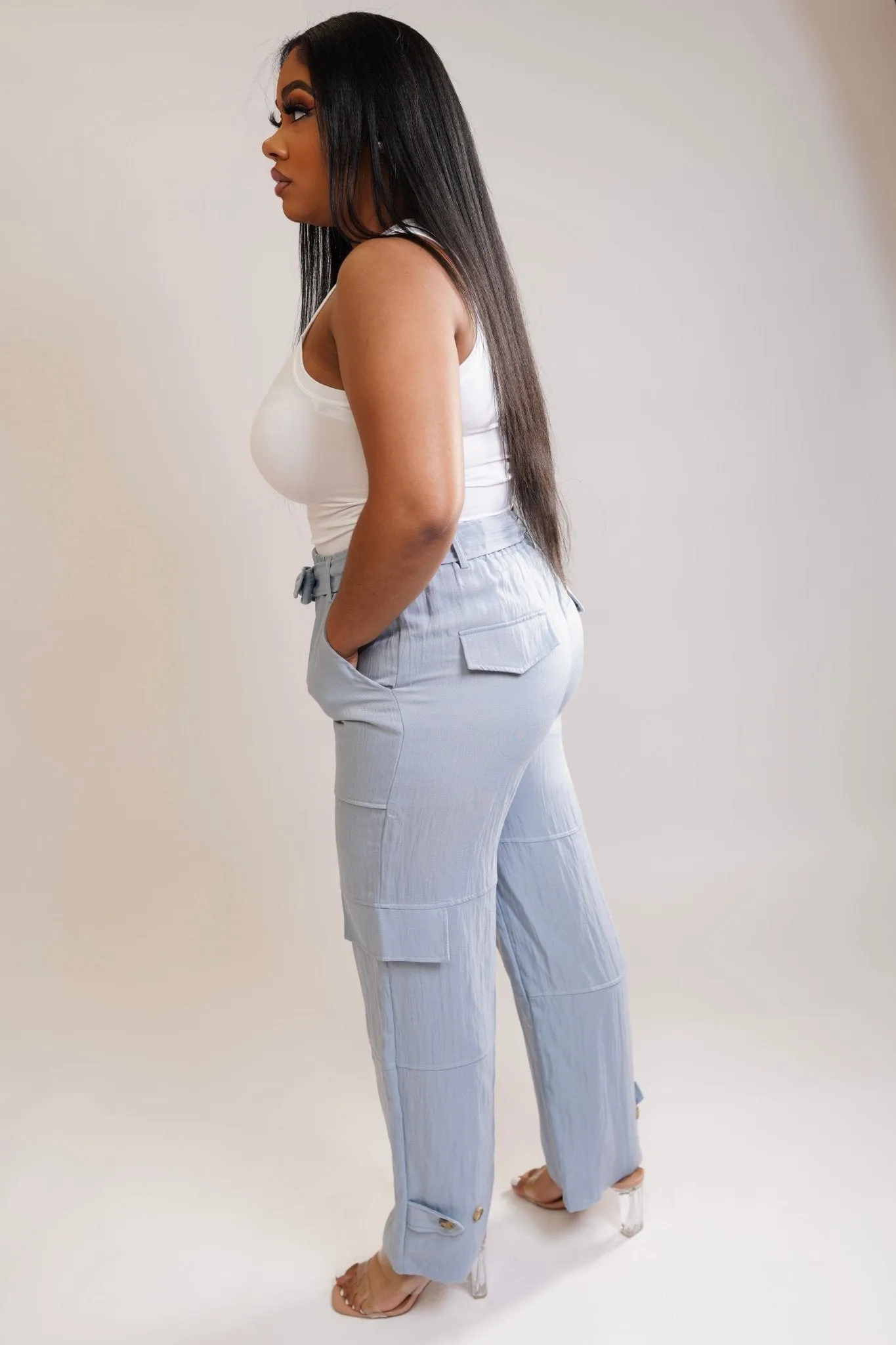 Soft Linen Cargo Pant (Final Sale)