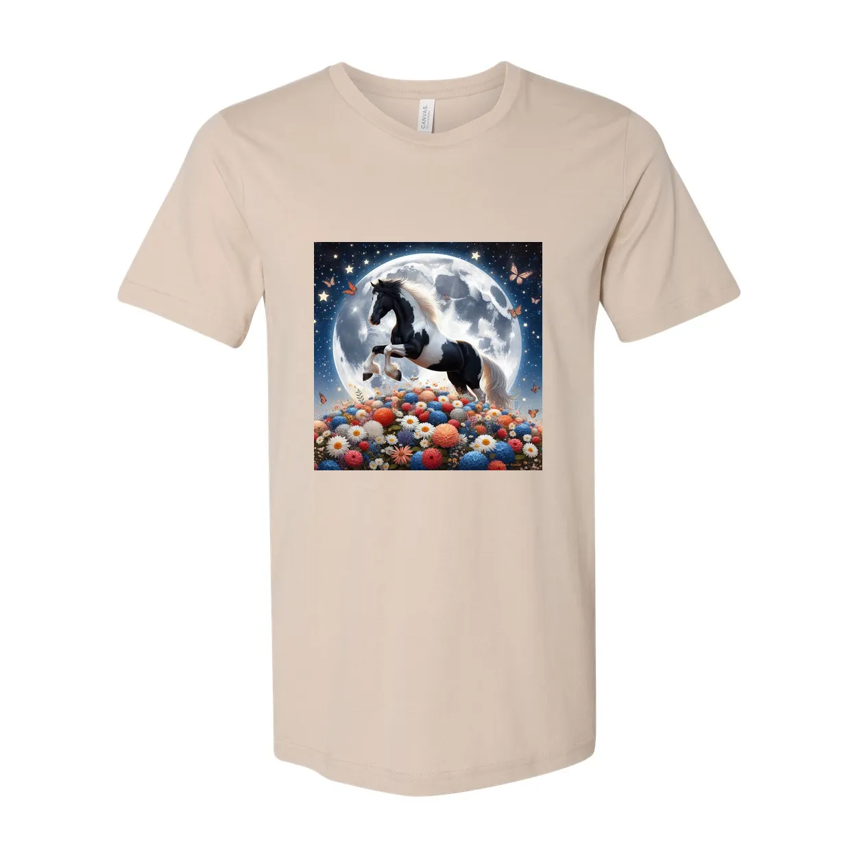 Spring Moon Paint Horse T Shirts