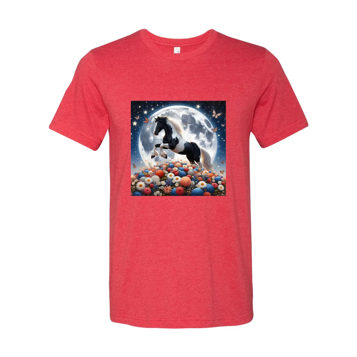 Spring Moon Paint Horse T Shirts