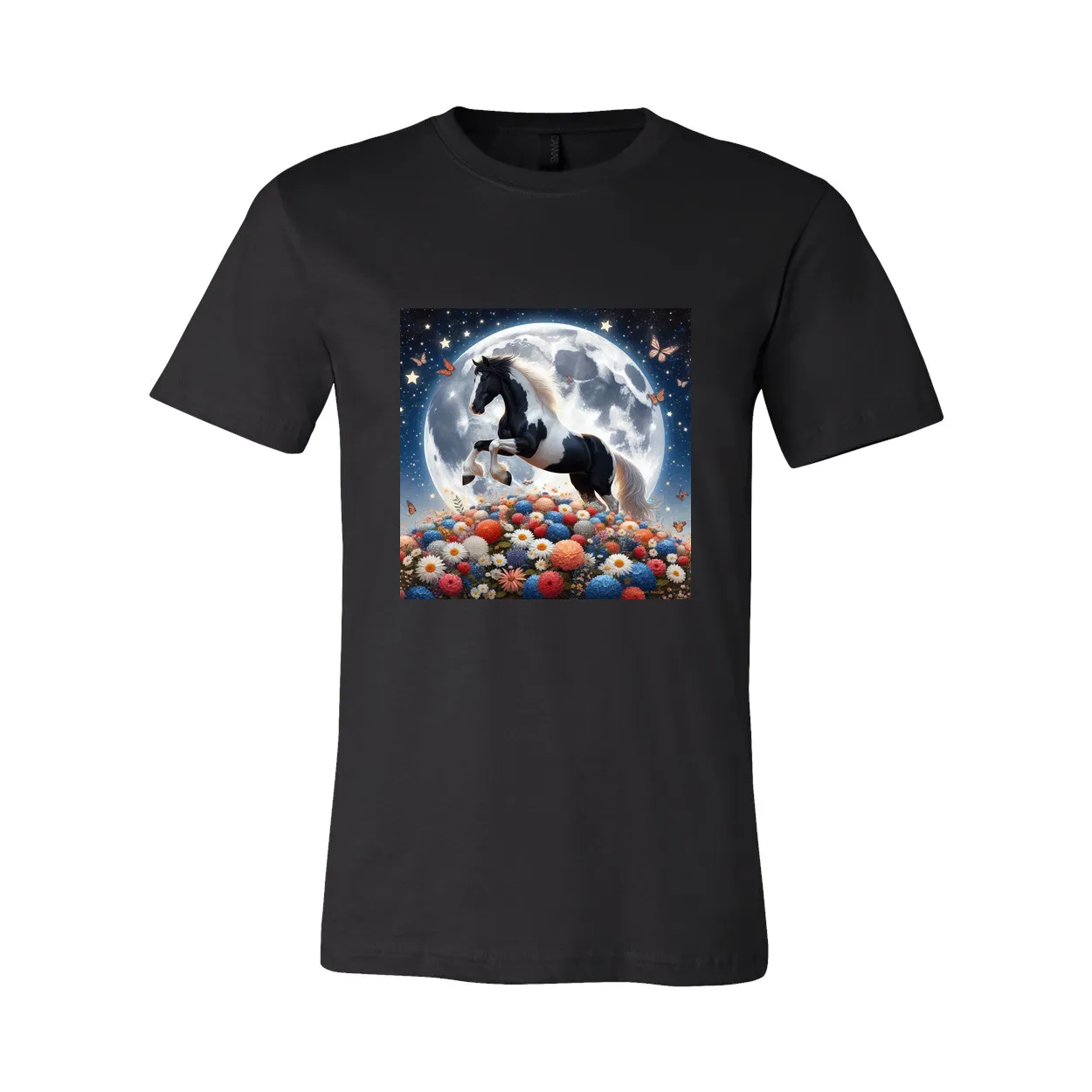 Spring Moon Paint Horse T Shirts