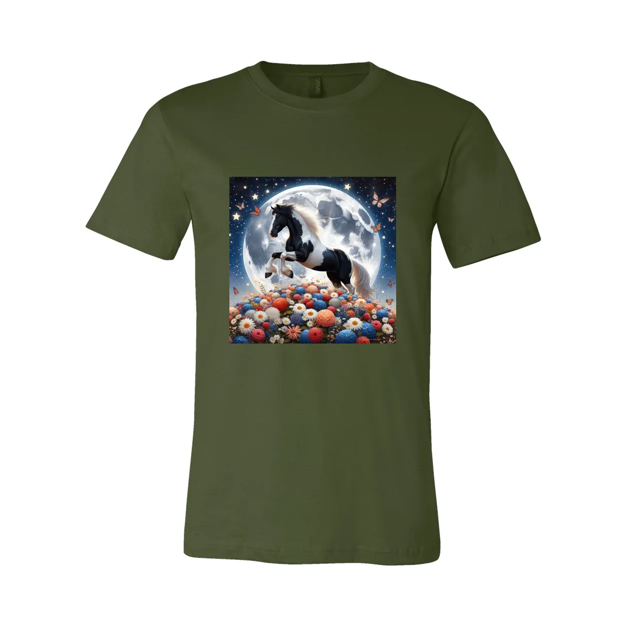Spring Moon Paint Horse T Shirts