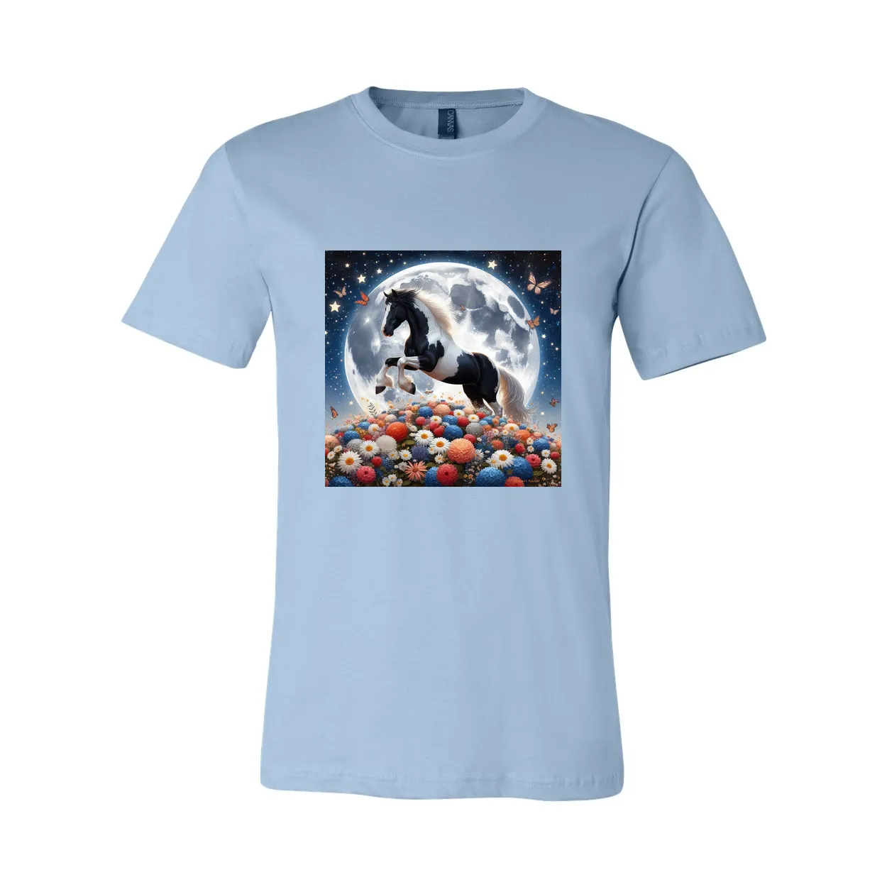 Spring Moon Paint Horse T Shirts