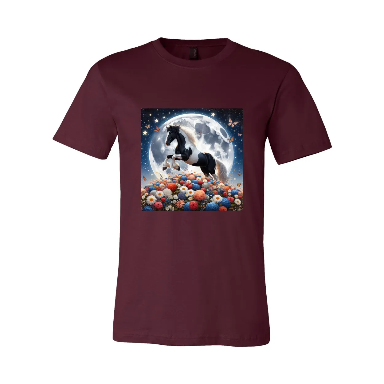 Spring Moon Paint Horse T Shirts