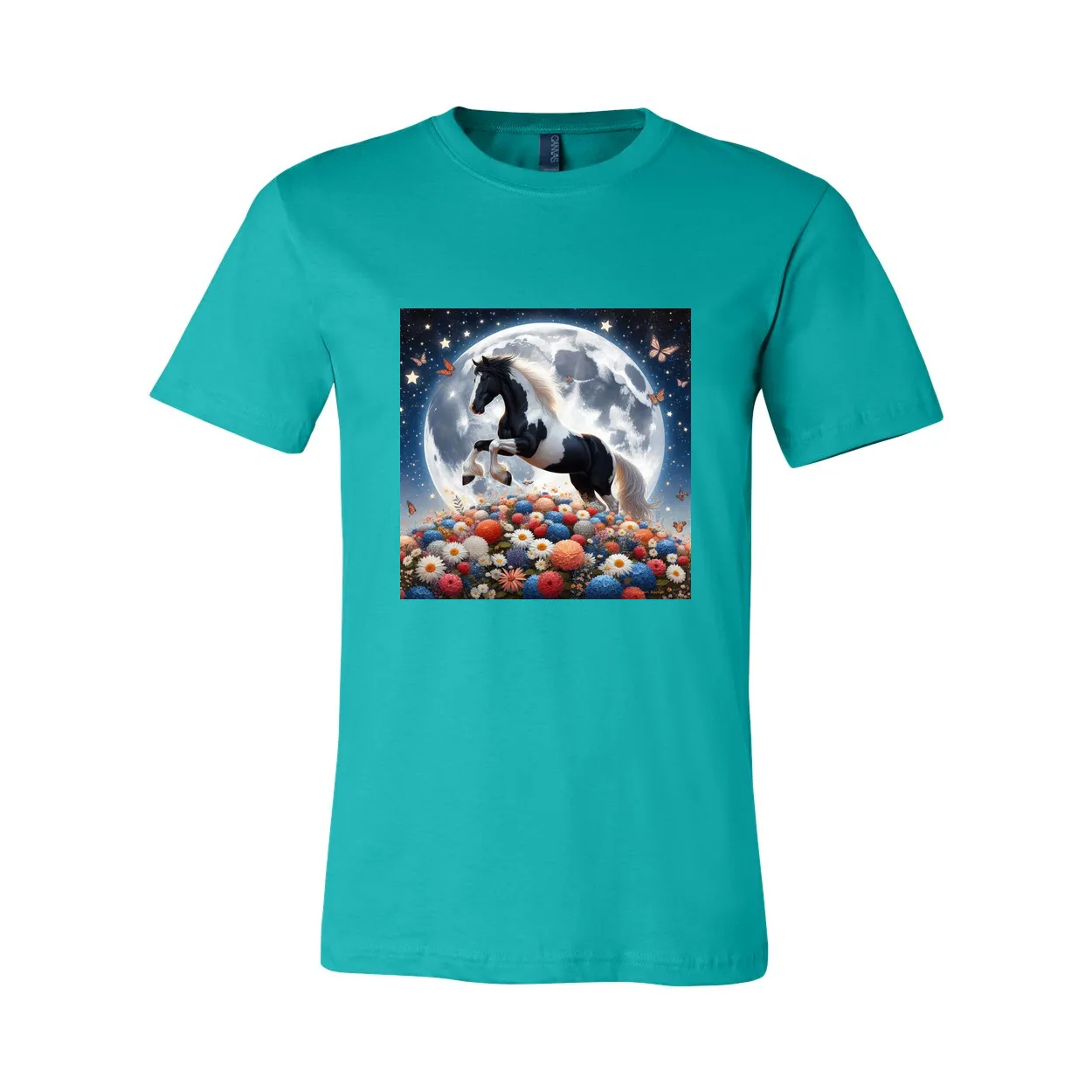 Spring Moon Paint Horse T Shirts