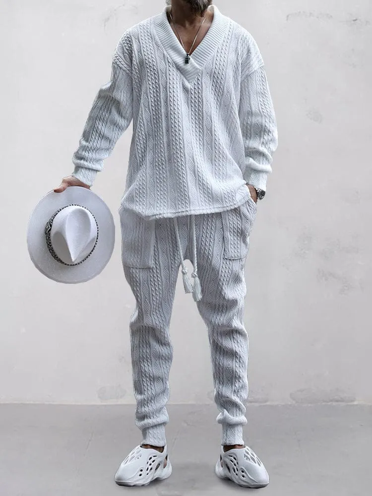Stylish Knit Sweater Set