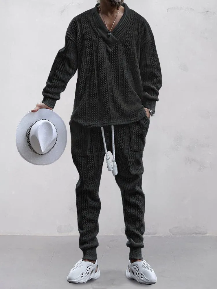 Stylish Knit Sweater Set