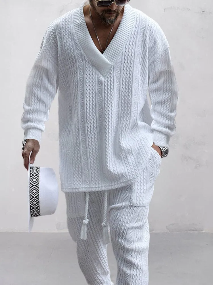 Stylish Knit Sweater Set