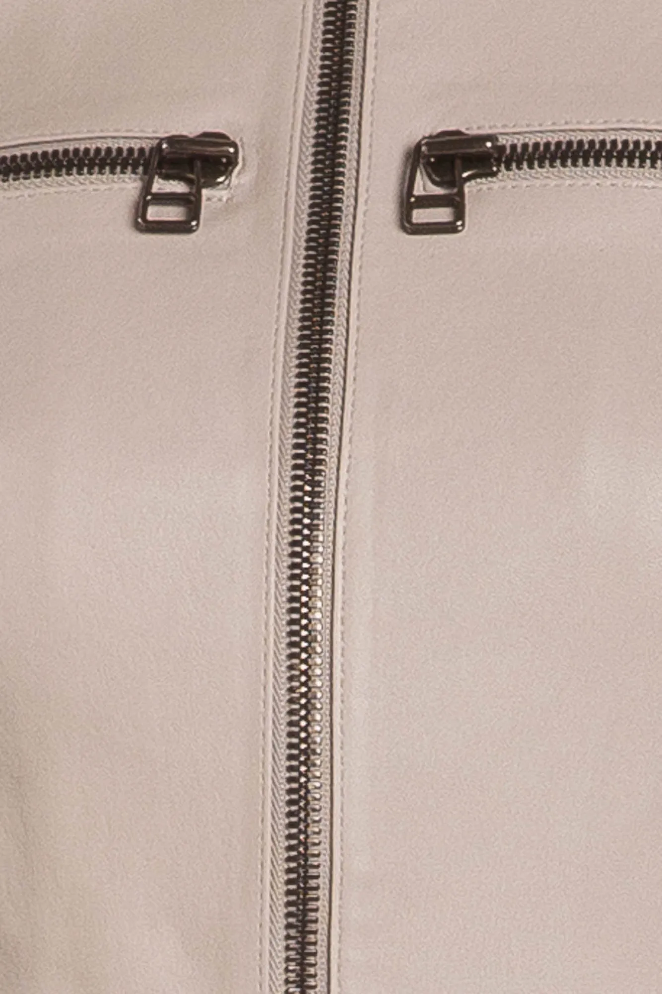 Thomas Wylde - Light Beige Long Sleeve Leather Jacket - IT 40