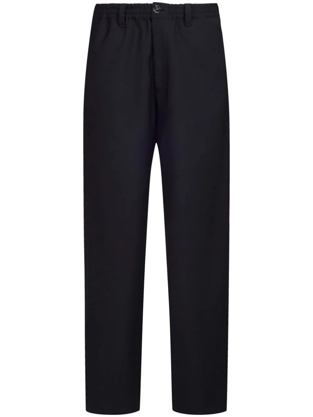 Tropical slim-fit wool trousers