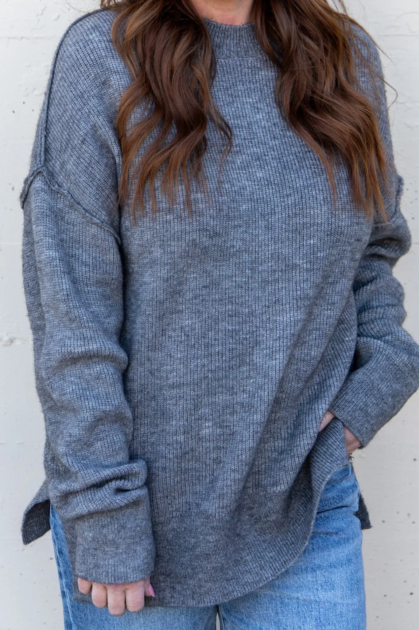 Vance Sweater - Heather Grey