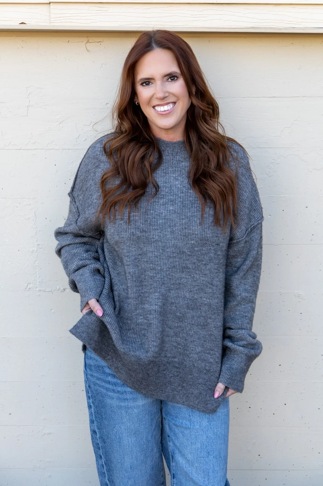 Vance Sweater - Heather Grey