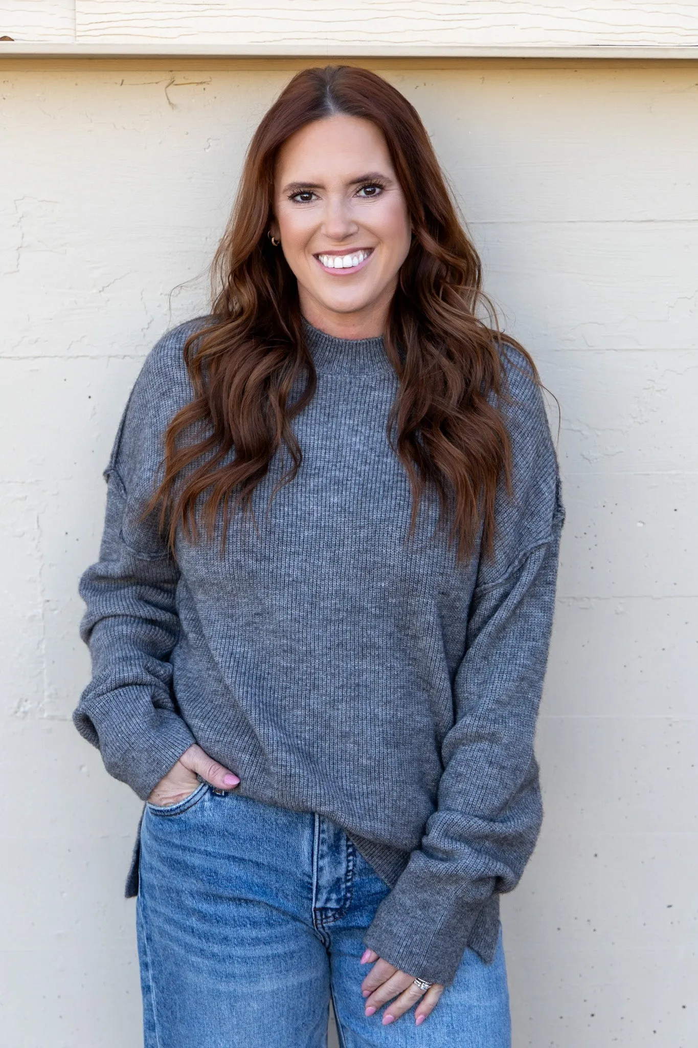 Vance Sweater - Heather Grey