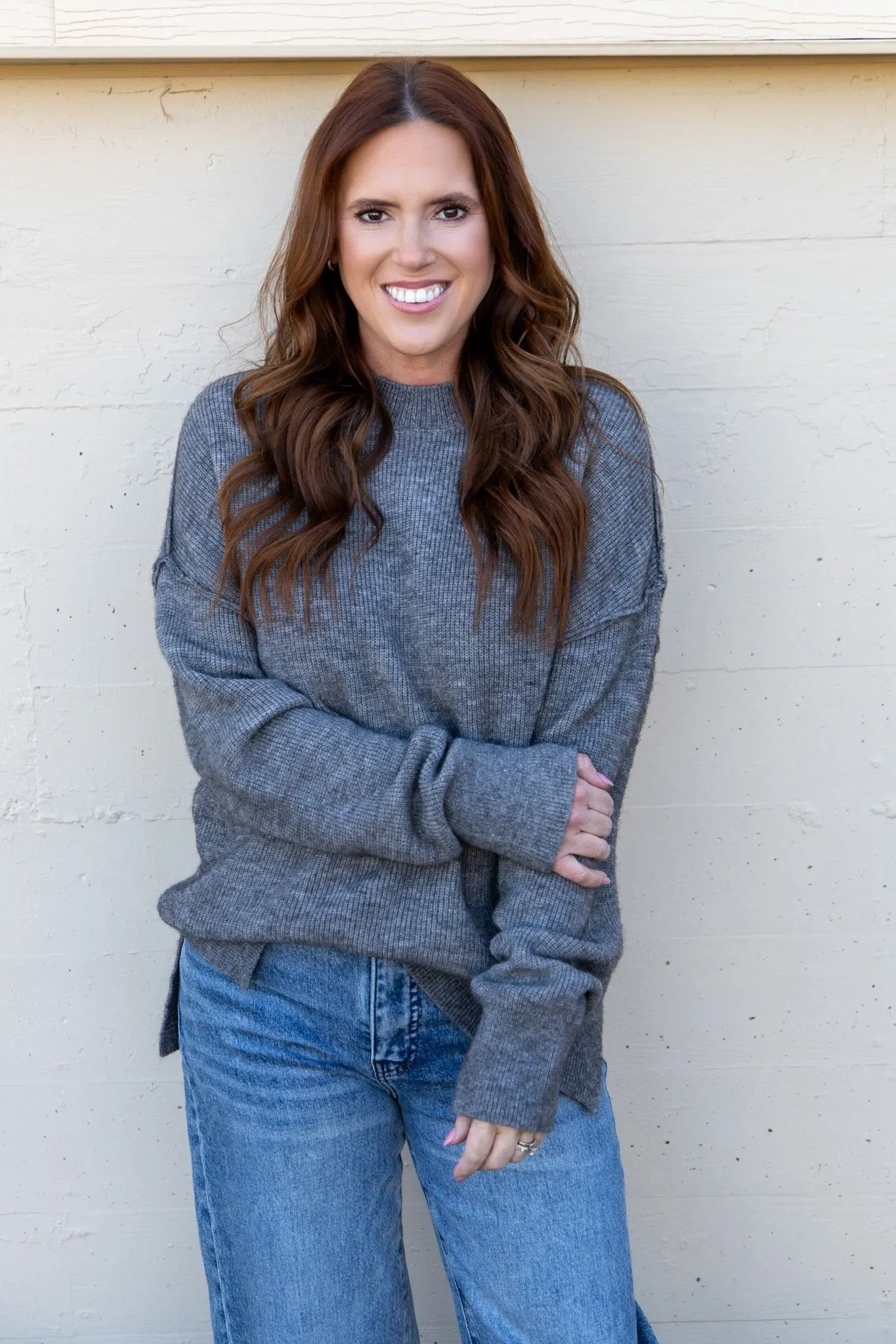 Vance Sweater - Heather Grey