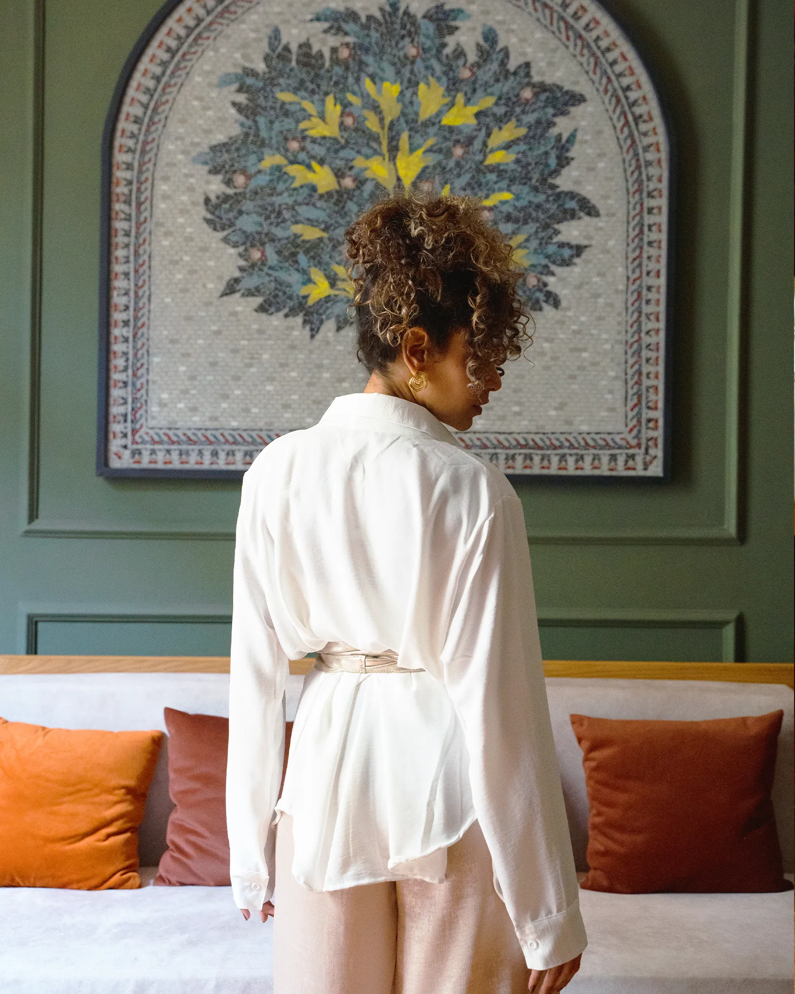 White Loose Oversized Shirt